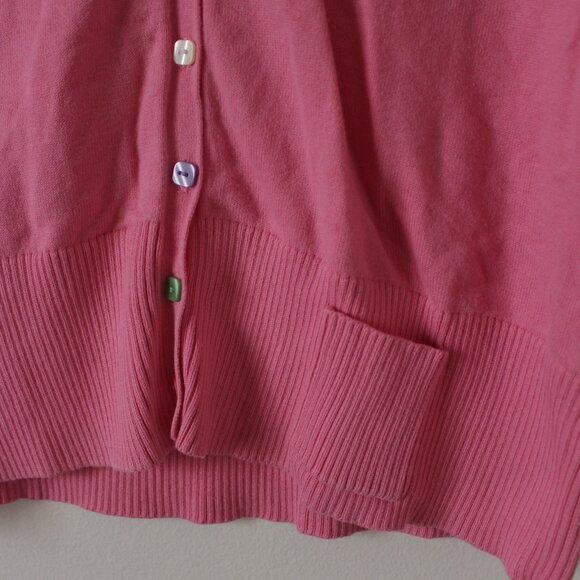 Jones New York Pink Cardigan - Picture 4 of 5